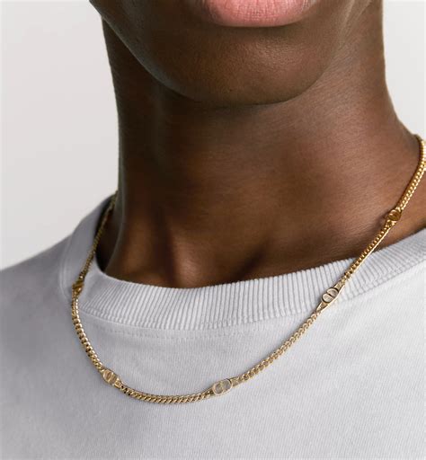 collar fino de eslabones cd icon
